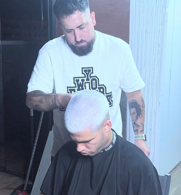 The US Open winner is now donning a short platinum hair do