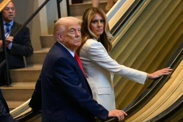 Donald Trump and wife