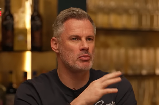 Jamie Carragher speaking in a podcast