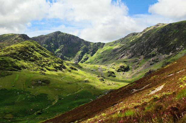 Three peaks of Cadair Idris.
