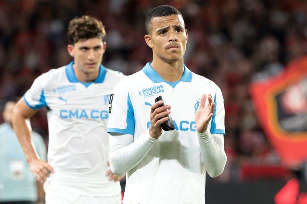 Mason Greenwood in action for Marseille.
