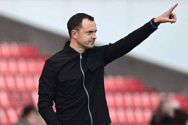  Chris Davies reacts during the Sky Bet Championship match between Stoke City and Birmingham City 