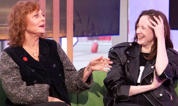 Susan Sarandon and Andrea Riseborough