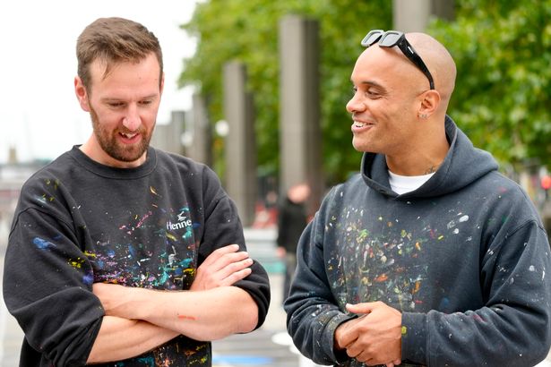 The creation of 'Our Common Ground', a brand new artwork by multidisciplinary artist Oshii drawing on African heritage, world history and present-day community voices, on the ground of The Centre in Bristol
