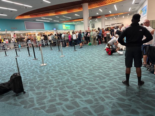 The passengers were supposed to land in Manchester today 