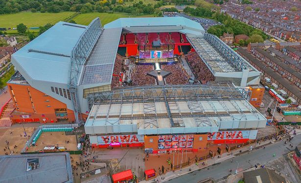 Anfield during a Taylor Swift concert last year