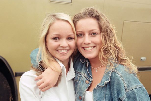 Jennifer Ellison and Nikki Shadwick in Brookside
