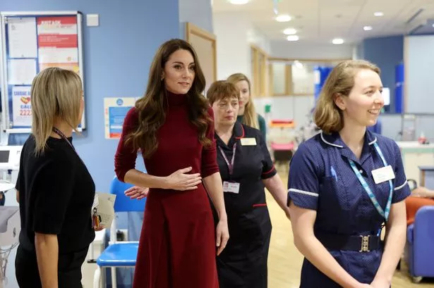 The Princess of Wales at The Royal Marsden Hospital on January 14, 2025