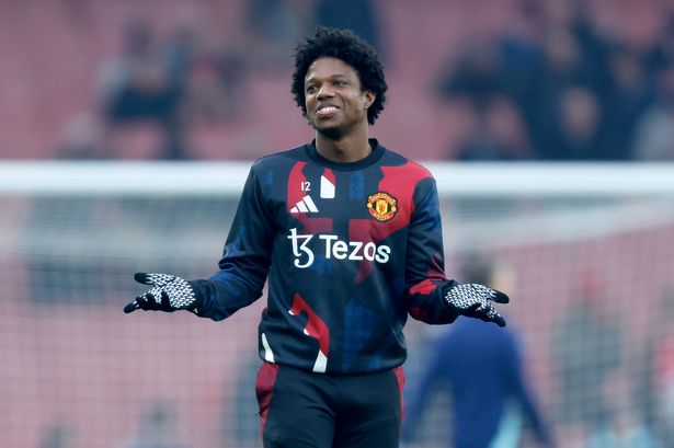 Tyrell Malacia of Manchester United