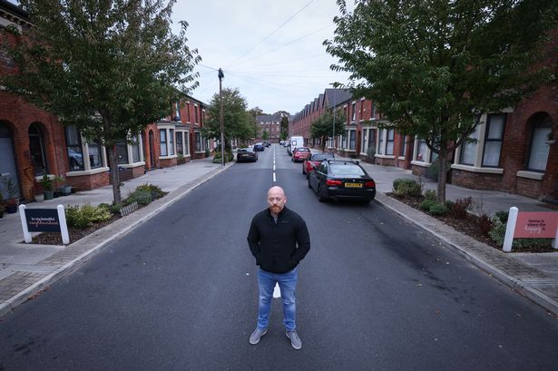Campaigner Lee Brady pictured in the Welsh Streets in Toxteth