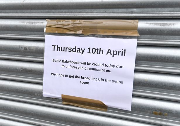 The closed Baltic Bakehouse on Liverpool's Allerton Road