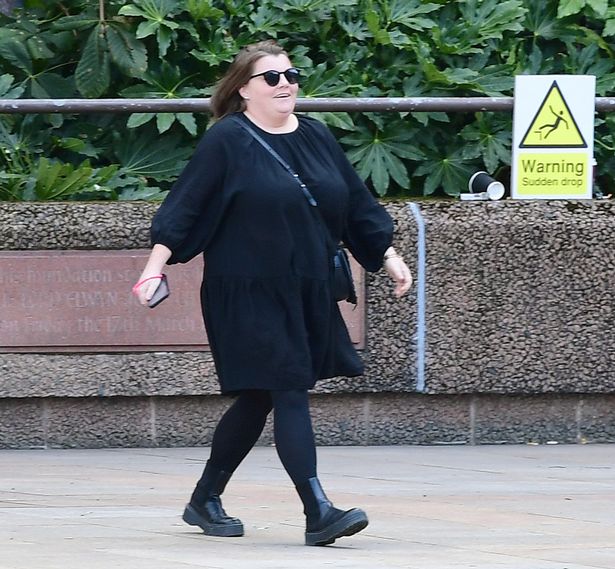 Carmina Clynch outside Liverpool Crown Court