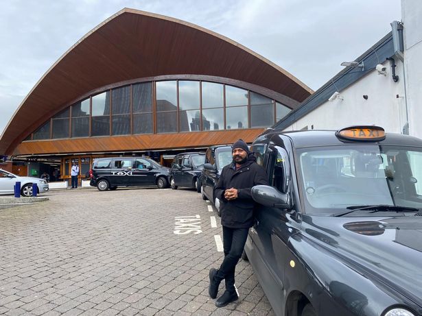 Arjan Singh, 51, had a quiet morning despite the disruption