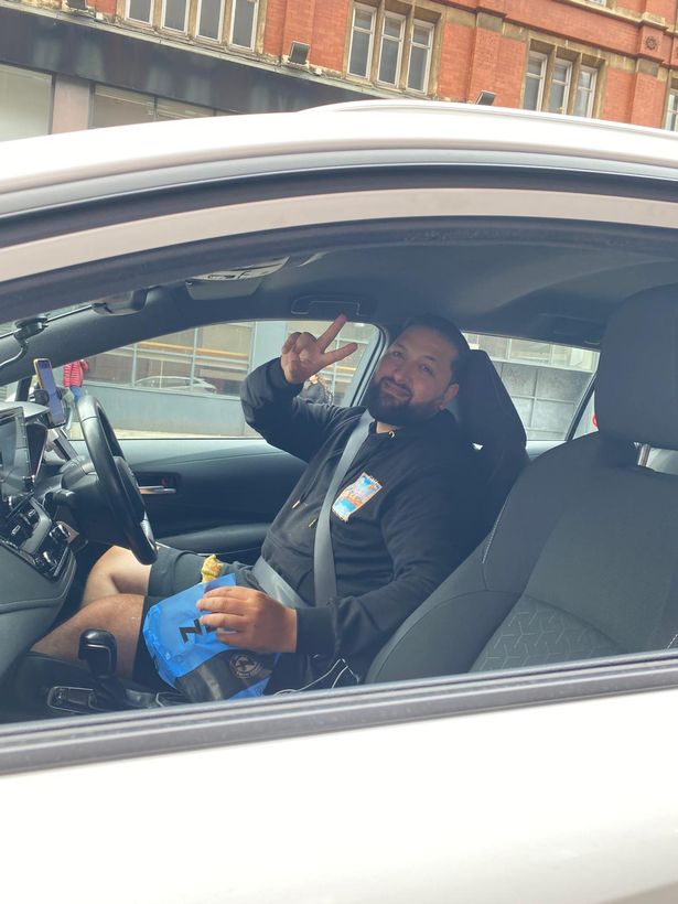 Uber driver Nasser Khan, 41, has been busy getting people across the city during the bus strikes