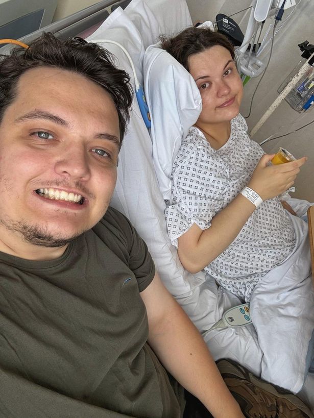 Jessica and her partner Jonathon, who have been together since 2012