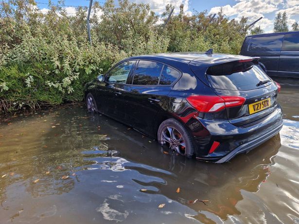 Sharon and Nick returned from Turkey to find her car "floating in 2ft of water"