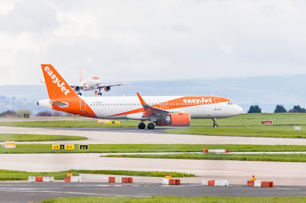 The suspect was on an easyJet flight that landed in Manchester