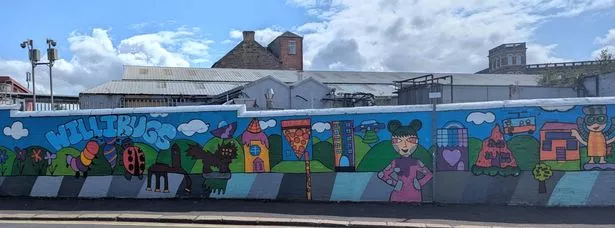 One of the new murals