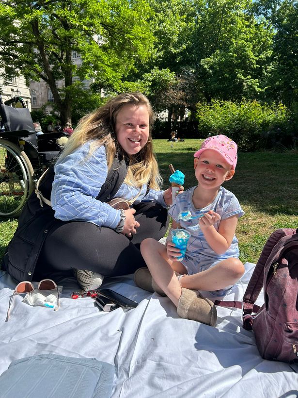 Madeleine with Aubrey