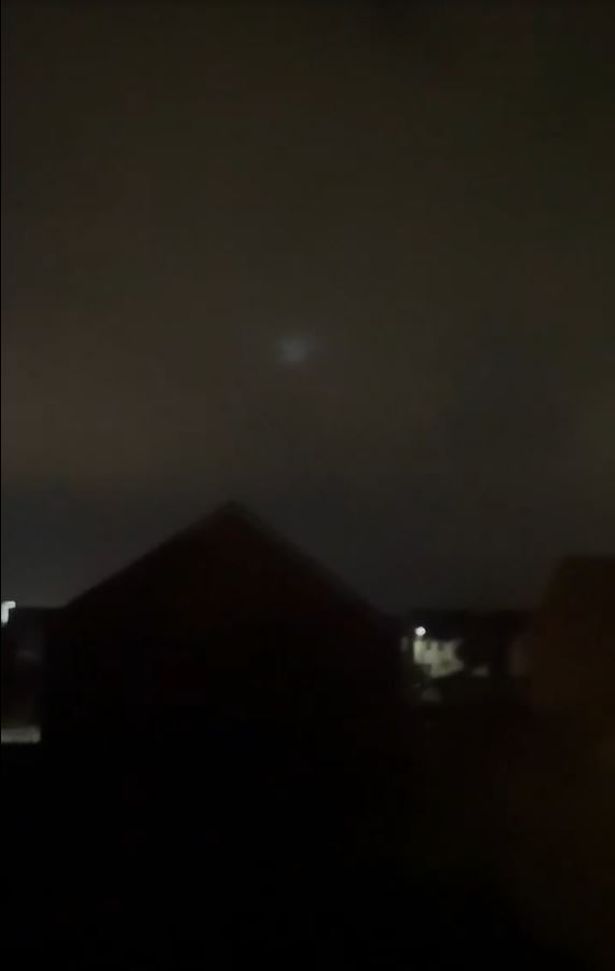 A 'mystery' light was seen in the sky over Patchway