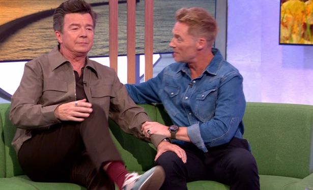 Ronan Keating held on to his co-star
