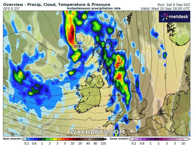 Weather map