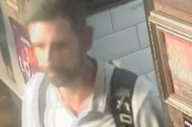 Police want to speak to this man in connection with a serious assault on Clerk Street, Edinburgh.