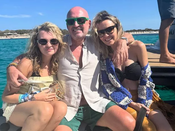 Charlie Brooks holidays in Ibiza with family and friends