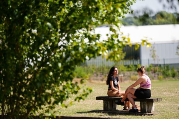 Maps and charts show only eight counties are likely to be hit - leaving plenty missing out and going without the hot blast.
