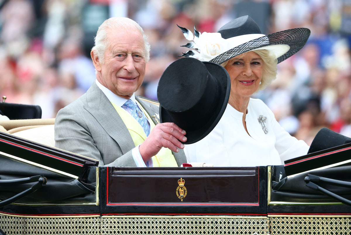 By royal appointment: King Charles III and Queen Camilla enjoying the annual Ascot procession. Photo: Dan Abraham / focusonracing.com