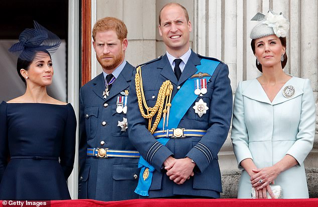 The so-called 'fab four' - comprising Prince Harry, Meghan, Prince William and Kate - were the Royal Family's dream team at one time