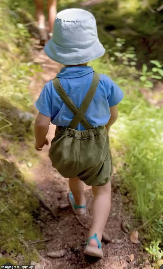 In August, James shared a touching early birthday message for his 'adventurous' and 'cheeky' two-year-old son