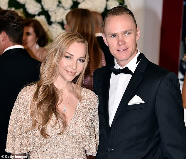 Froome is 'lucky to be alive' after being involved in a training crash last week, his wife Michelle revealed