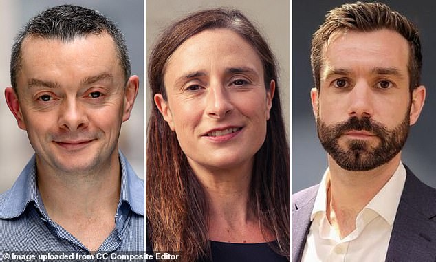 Pension experts: From left, Mike Ambery of Standard Life, Sarah Coles of Hargreaves Lansdown and Craig Rickman of Interactive Investor