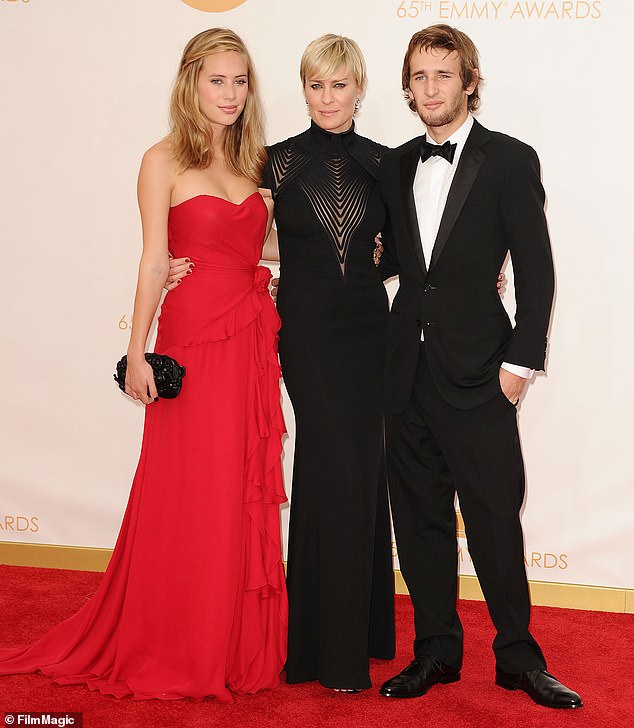 The actress and Sean, who divorced in 2010, share kids Dylan Frances Penn, 34, and Hopper Jack Penn, 32 (L-R: Dylan, Robin, Hopper)