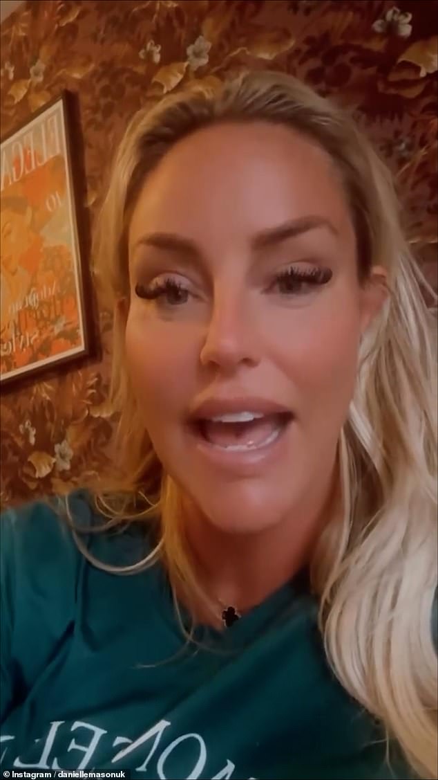 Danielle spoke on her Instagram Stories about the night in question and their legal battle