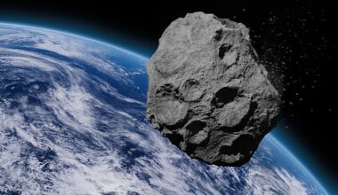 A huge asteroid the size of a commercial jet plane will skim past Earth tomorrow afternoon, NASA has warned (stock image)