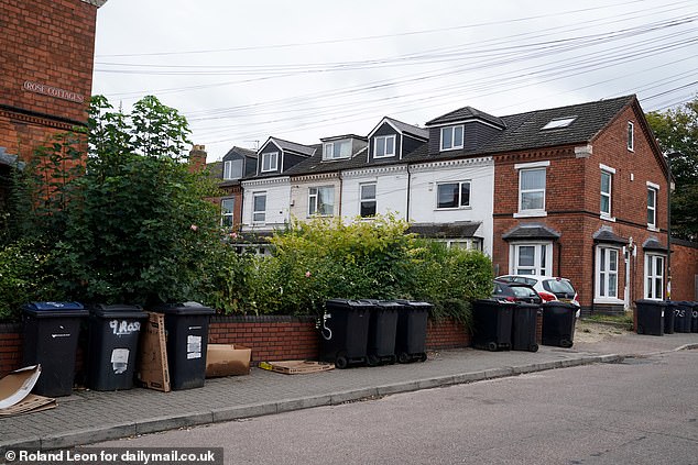 Bins in Birmingham have been empty as the strike row intensified today