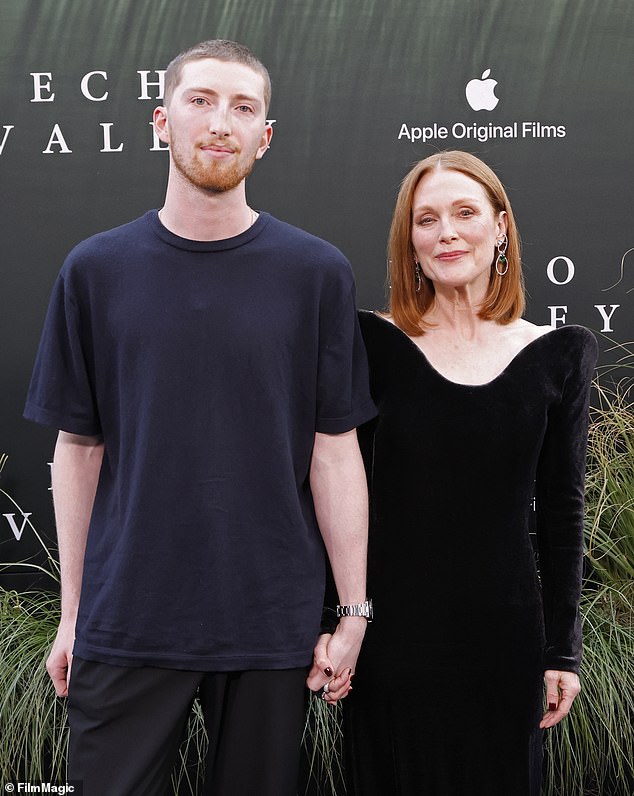 Caleb joined mom Julianne at the New York premiere for Echo Valley in June