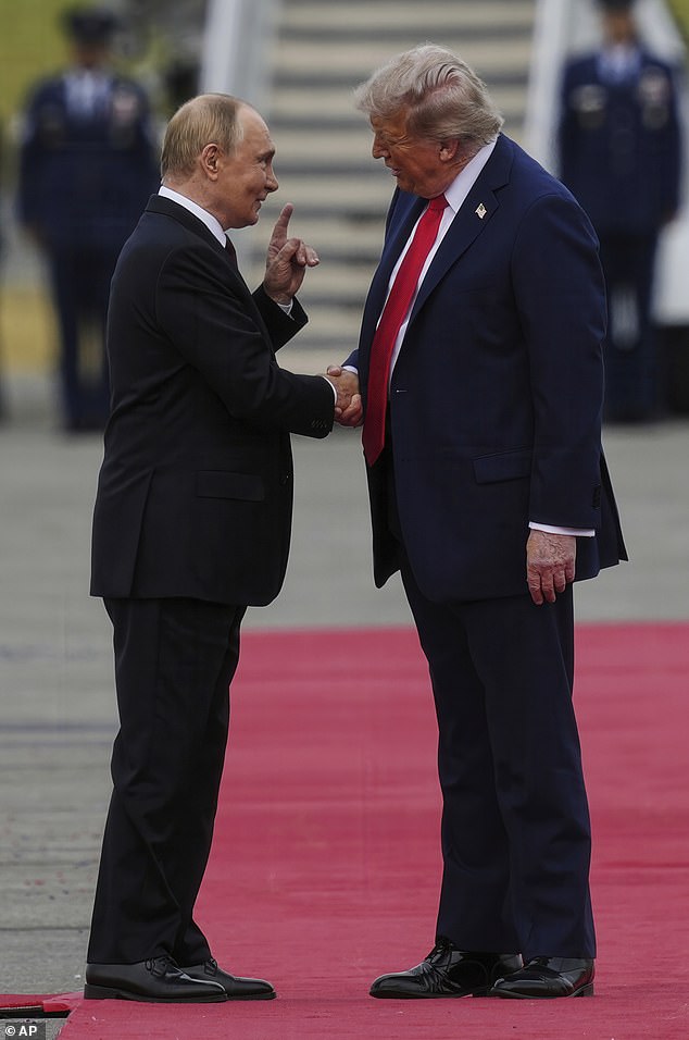Trump said he thought his close relationship with Putin would help lead to peace progress in Ukraine