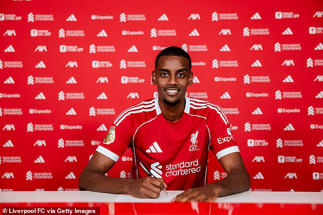 Isak was Liverpool's final purchase of the window, completing a protracted £125m move from Newcastle