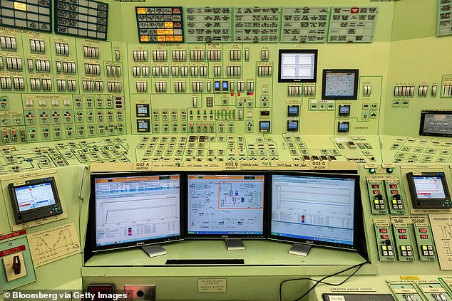 China, as of April 2024, had 53.2 gigawatts of operating nuclear power reactor capacity. The country's goal to surpass the US has already been aided by Russia after it helped build four more reactors. Pictured: The Pacific Gas and Electric Co. (PG&E) Diablo Canyon nuclear power plant in Avila Beach, California, US