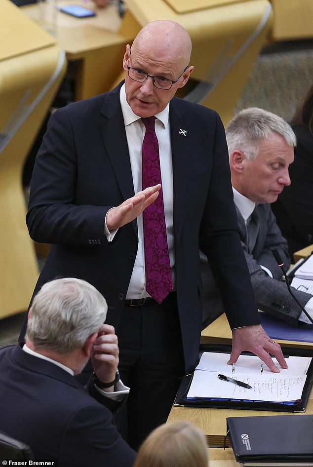 First Minister John Swinney