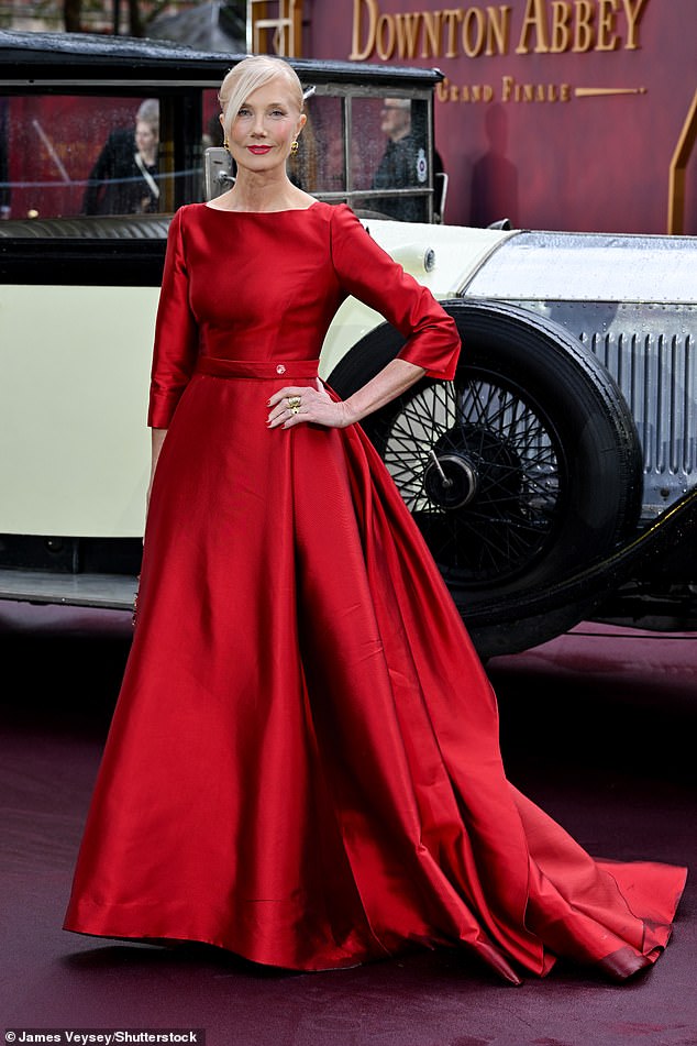 The 60-year-old British actress showcased her ageless looks as she made her jaw-dropping red carpet arrival