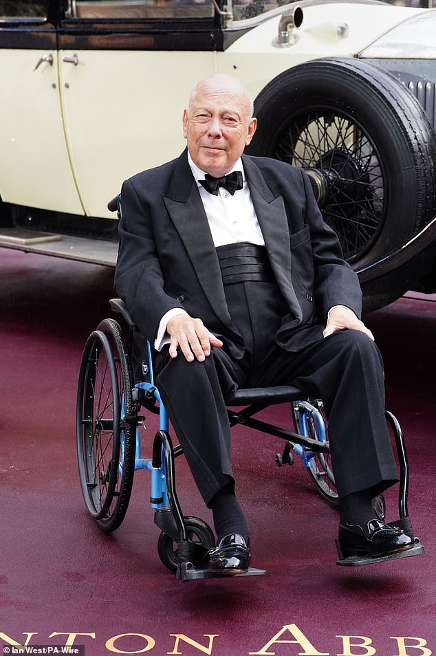 Julian Fellowes (pictured) wrote and created major television series Downton Abbey