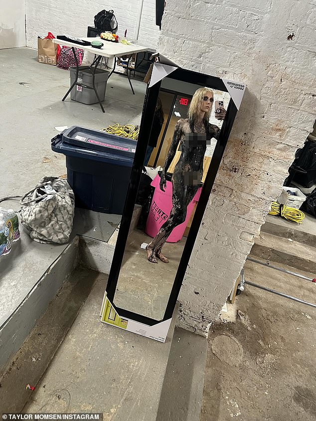 On Wednesday, the 32-year-old Gossip Girl alum shared a behind-the-scenes mirror selfie while on the set of the short directed by Lewis Cater, and the single officially drops this Friday
