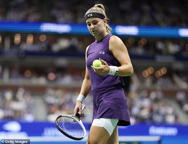 Muchova was not fully fit on the night after suffering with a thigh problem in the lead-up