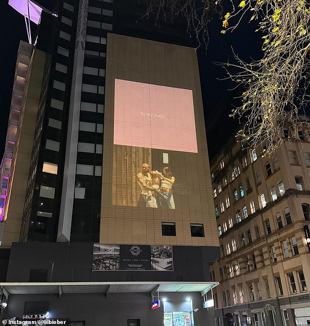 He flooded his Instagram account with photos of the album being advertised around the world
