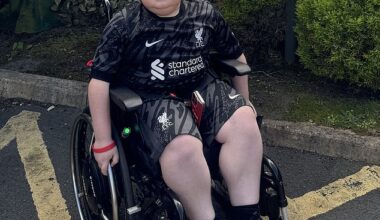 A schoolboy was left sobbing after EasyJet staff made him ditch his wheelchair battery on a flight back from Disneyland Paris
