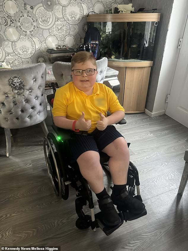 The teenager, also known as AJ, suffers muscle weakness from the progressive genetic disorder